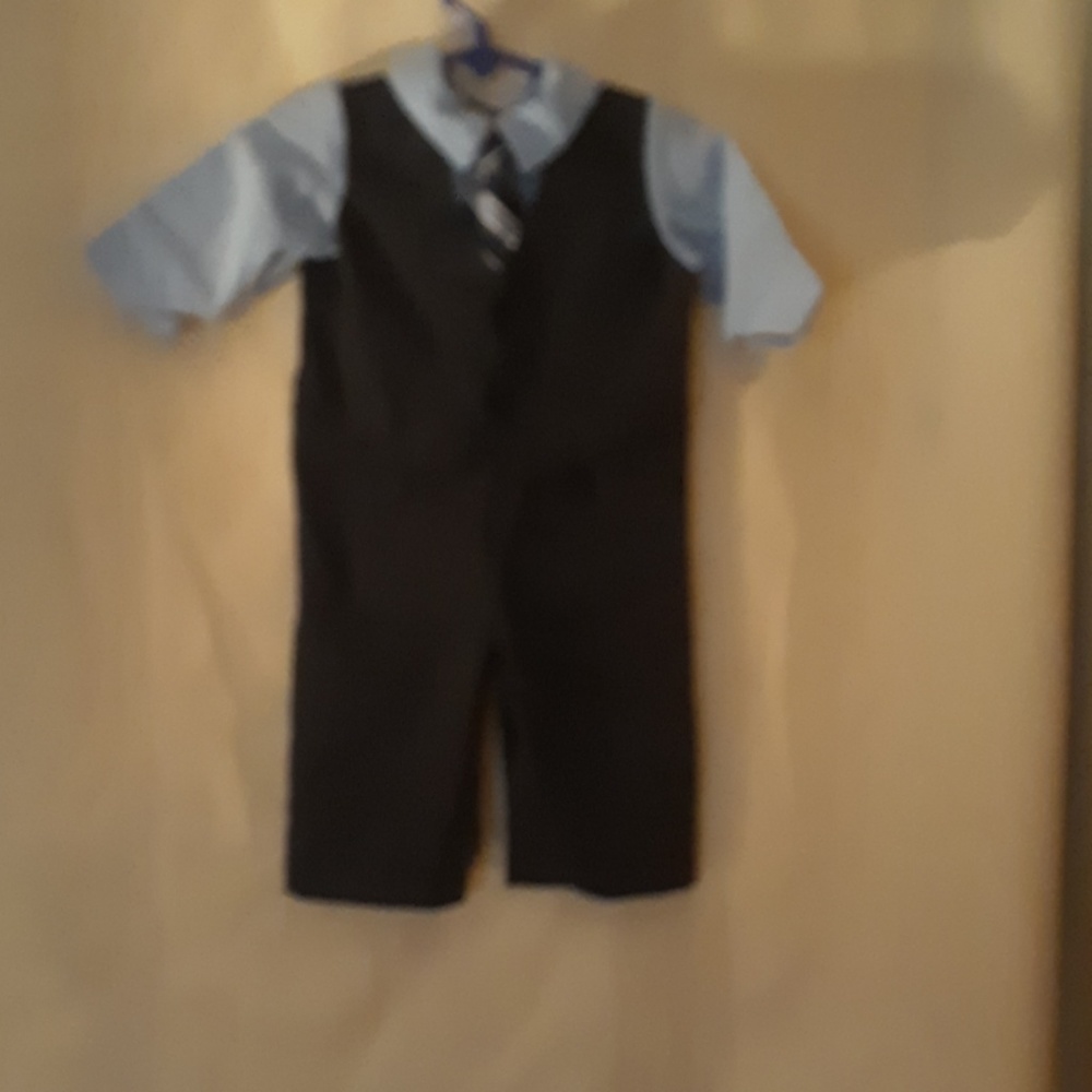 Boys 3 to 6 months suit look onesie by  Suitsie